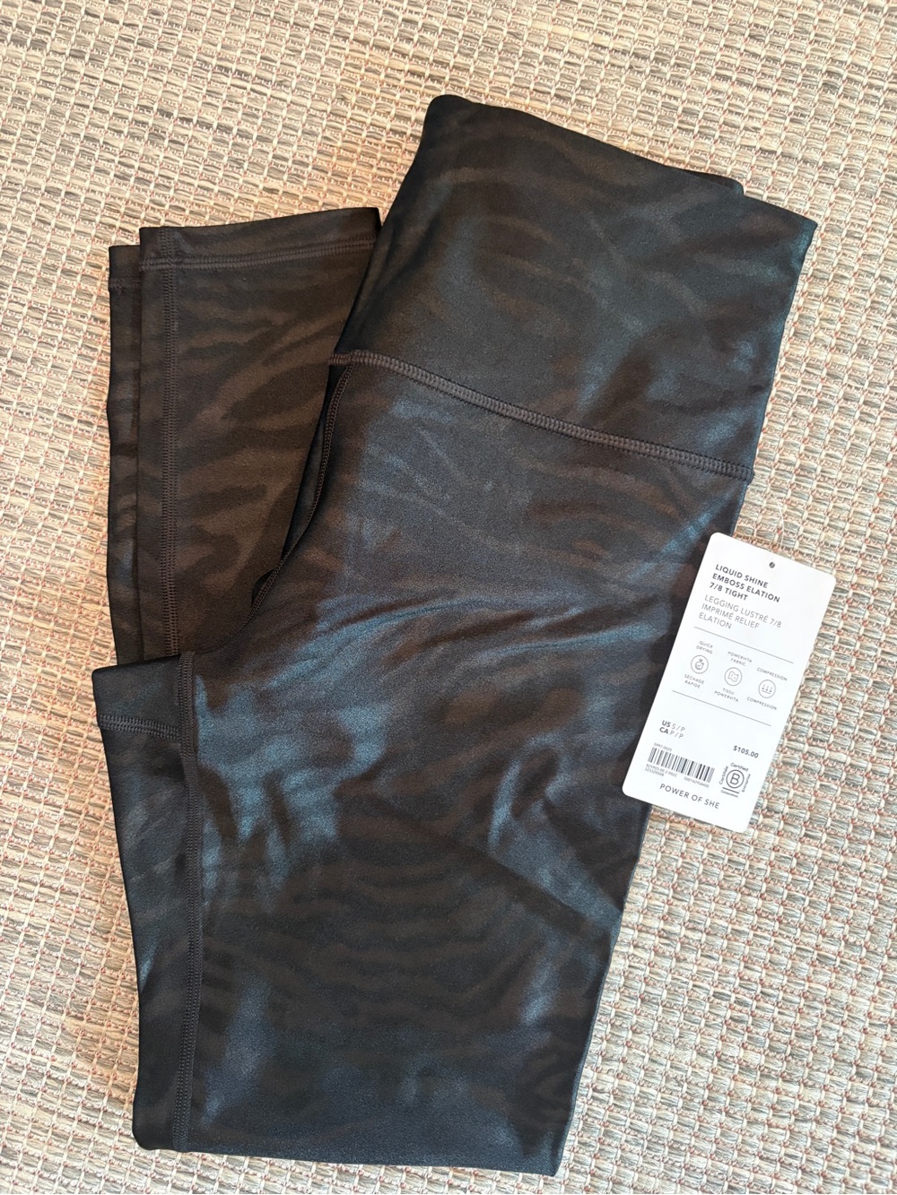 Simone Biles Shine High Rise Elation 7/8 Leggings